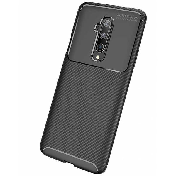 OnePlus 8 Iskunkestävä ohut kansi FullCarbon V4 Black