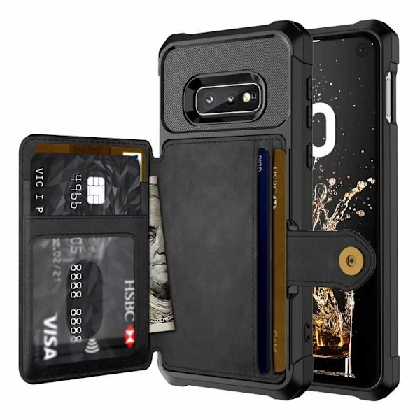 Samsung S10e Shockproof Premium Cover 4-TACK Solid V3 Black