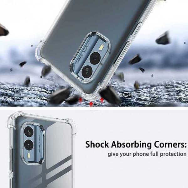 Nokia C32 iskuja vaimentava silikonikotelo Shockr