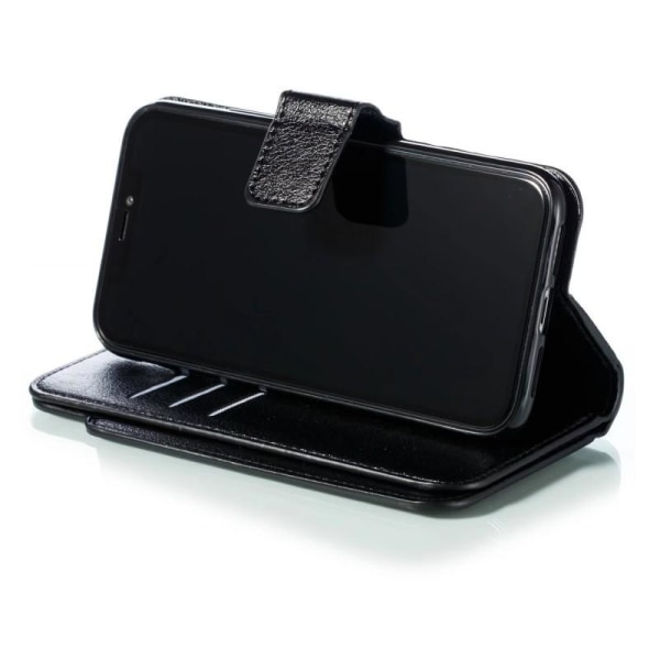 Iphone 12 / 12 Pro praktisk lommebokveske med 12-Pocket Array V4 Black