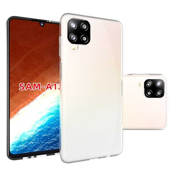 Samsung A12 stødabsorberende blødt etui Enkelt Transparent