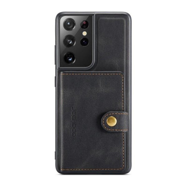 Samsung S22 Ultra Shockproof Case med magnetisk kortholder JeeHo Black