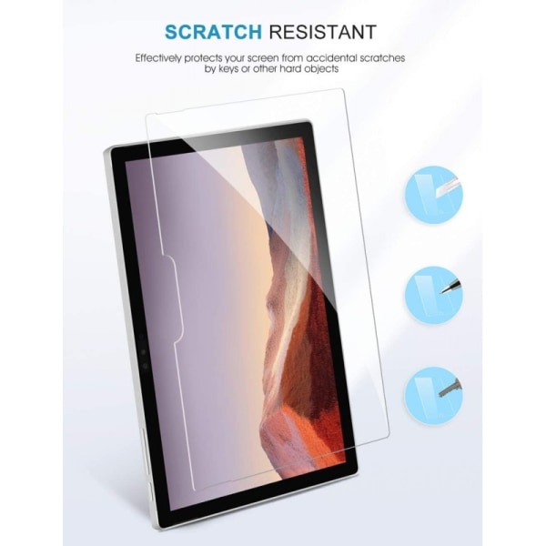 Microsoft Surface Pro 7 Härdat glas 0.26mm 2.5D 9H Transparent