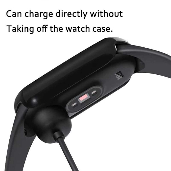 2-PACK Xiaomi Mi Band 6 NFC/5/4/3 Stötdämpande Skal 9H Härdat Glas 2in1 Transparent
