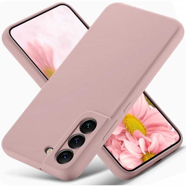 Samsung S21 Plus kumitettu mattapinkki kuoren neste - vaaleanpunainen