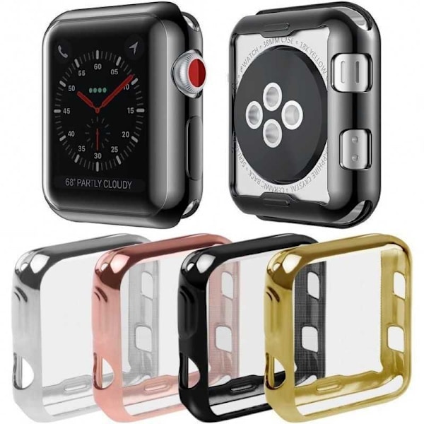 Apple Watch Series 6 40mm fuld dækning Shell Metallic Guld