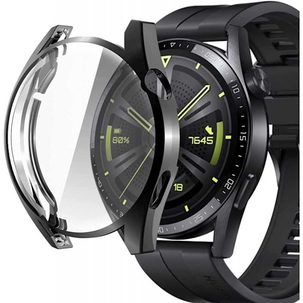 Full Cover Huawei Watch 3 46mm 9H hærdet glas Transparent