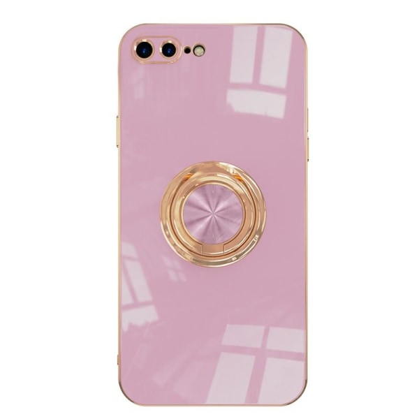 iPhone 7/8/SE (2020&2022) Elegant og stødsikkert cover med ringh Pink