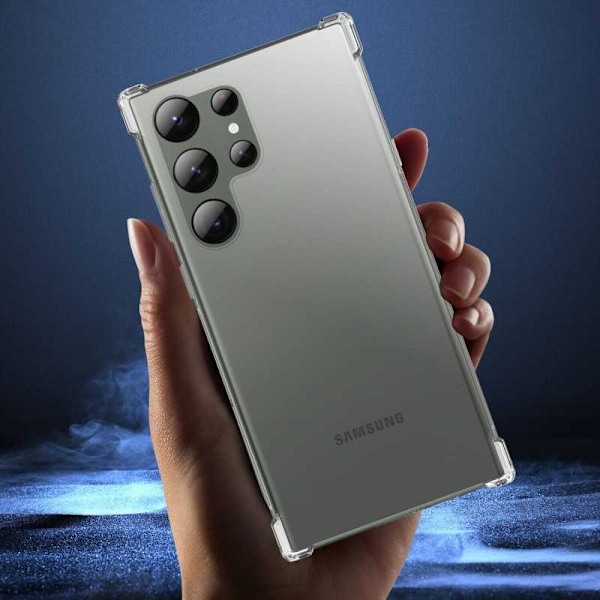 Samsung S24 Ultra stødabsorberende silikonetui Shockr