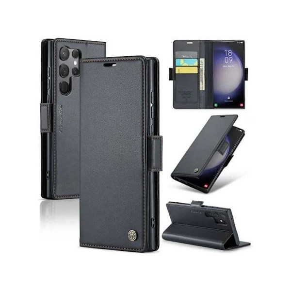 CaseMe Skin Pro Fodral Samsung Galaxy S23 Ultra Svart