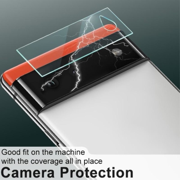 2-PACK Google Pixel 6A Skydd Linsskydd Kameraskydd Transparent