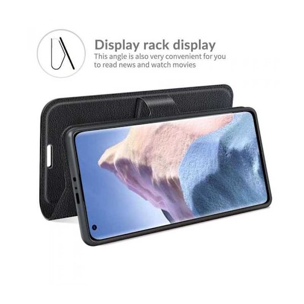 Xiaomi Mi 11 Ultra Plånboksfodral PU-Läder 4-FACK Svart