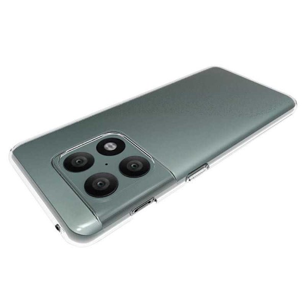 OnePlus 10 Pro stødabsorberende blødt etui Enkelt Transparent