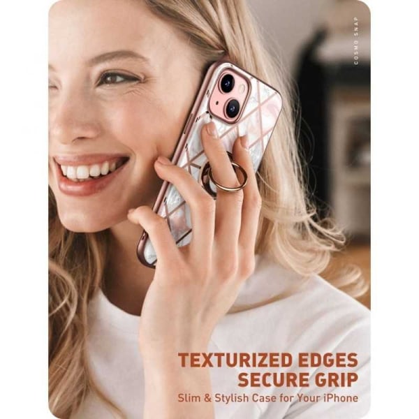 iPhone 13 Supcase Marble Pink multifärg