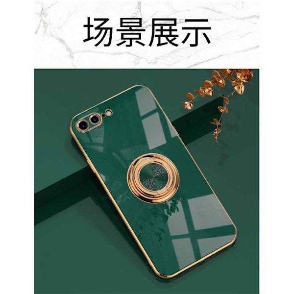 iPhone 7/8/SE (2020&2022) Elegant & Stöttåligt Skal med Ringhållare Flawless Svart