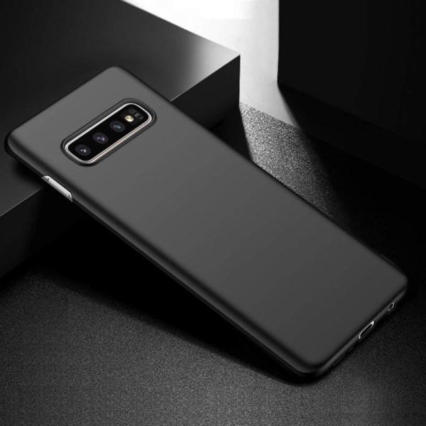 Samsung S10e Ultra tyndt gummibelagt mat sort cover Black
