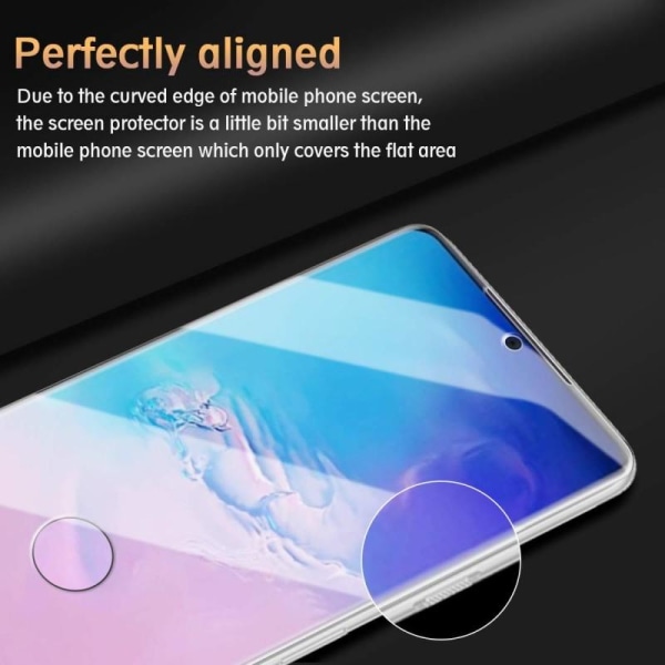 Samsung S20 Plus 3D 0,26 mm 9H hærdet glas Transparent
