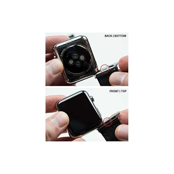 Armbåndsstiftadapter til Apple Watch 1-8 Series 42/44/45/49 mm Guld