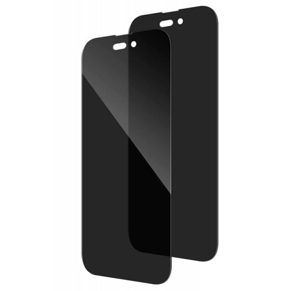 2-PACK iPhone 14 Pro Privacy Hærdet glas 0,26 mm 2,5D 9H Transparent