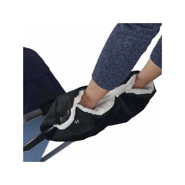 Tuulenpitävä käsienlämmitin rattaille Black