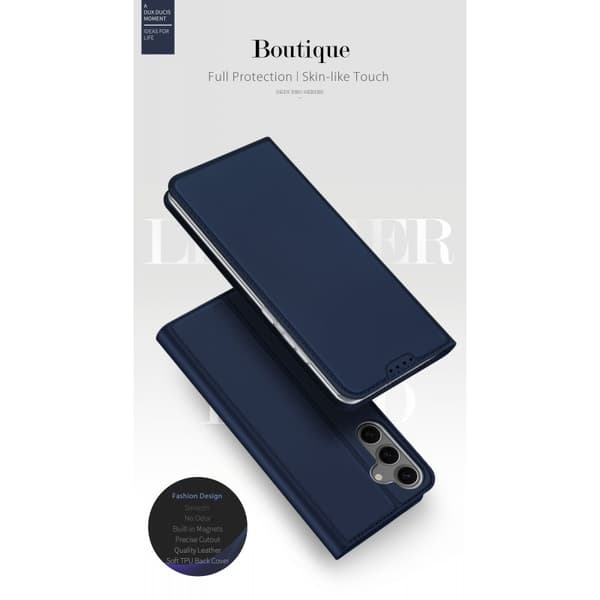 Samsung S24 Plus Dux Ducis Skin Pro med Kortfack - Blå