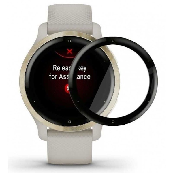 Garmin Venu 2S FullFrame 3D Hærdet glas 0,26 mm 9H Transparent