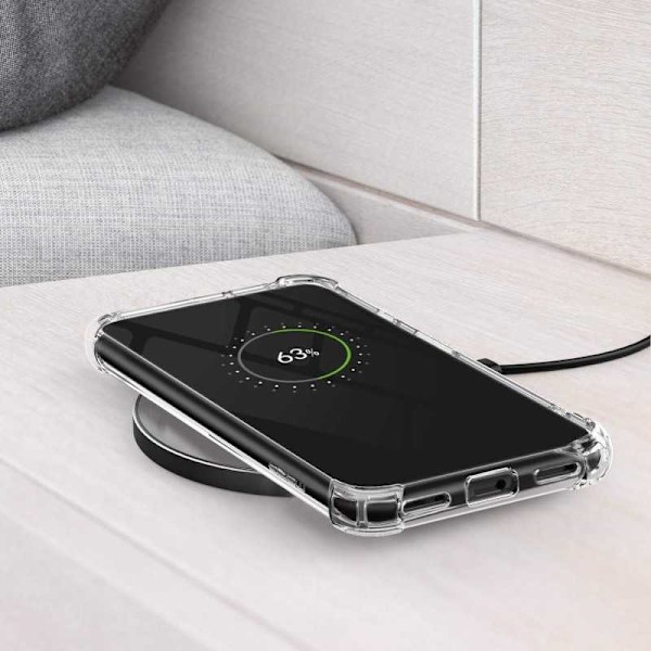Google Pixel 4 XL stødabsorberende silikone Shell Shockr Transparent