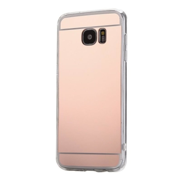 Samsung S5 Elegant iskuja vaimentava peilisuoja TPU Silver