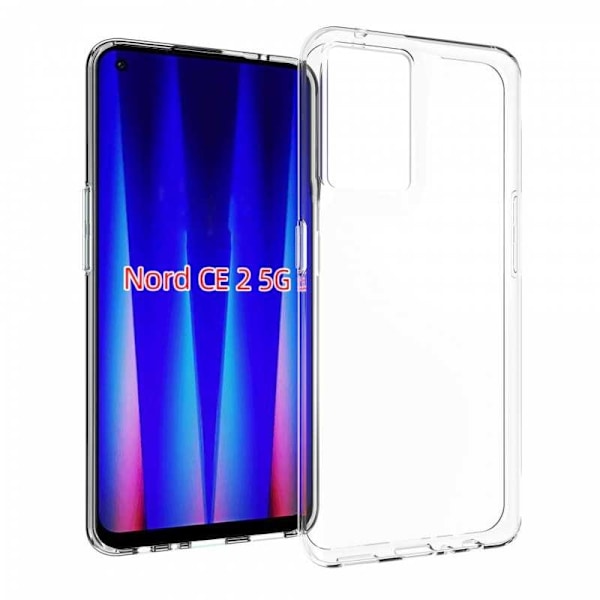 OnePlus Nord CE 2 5G Stöttåligt Genomskinligt Skal Simple Transparent