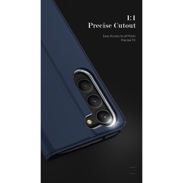 Samsung S23 FE Dux Ducis Skin Pro med Kortfack - Blå