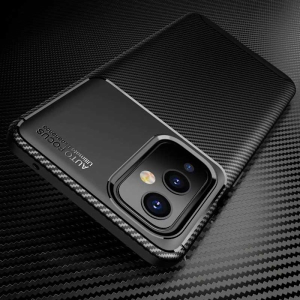 OnePlus 9 Shockproof Slim Cover FullCarbon V4 Black