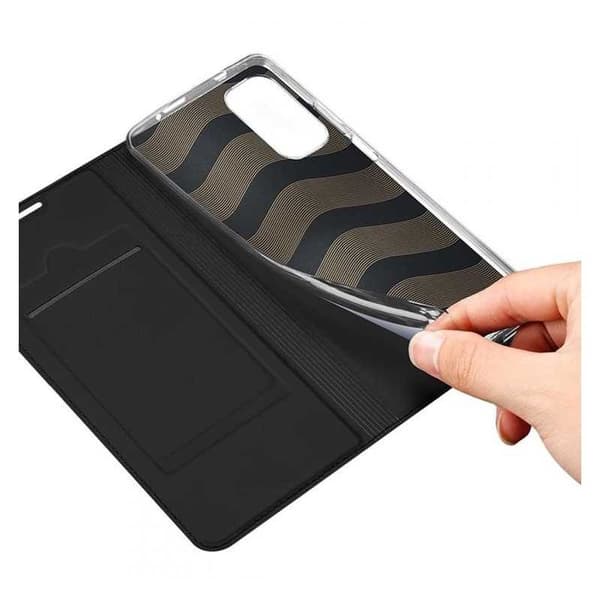 Xiaomi Redmi Note 11 / 11S Flipfodral Smooth Kortfack Black