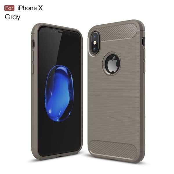 iPhone XR Stöttåligt Stötdämpande Skal SlimCarbon Vit