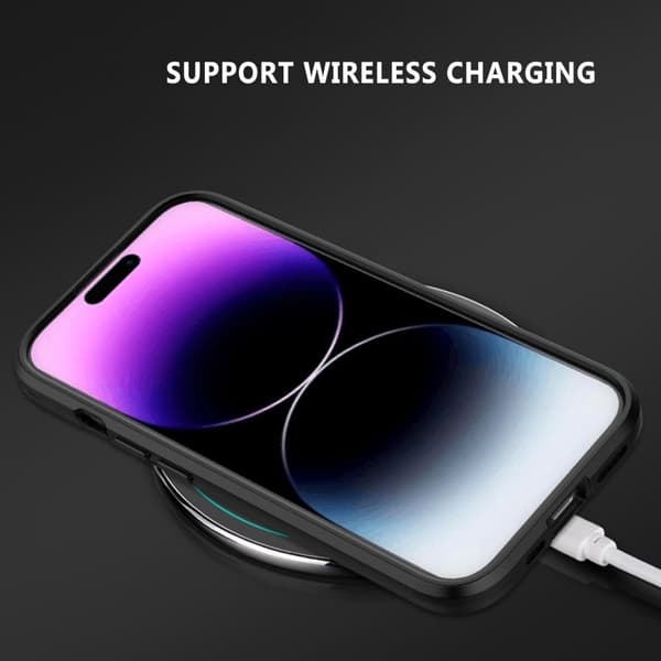 iPhone 16 Pro Max Stöttåligt Skal med Kickstand ThinArmor V2 - Orange