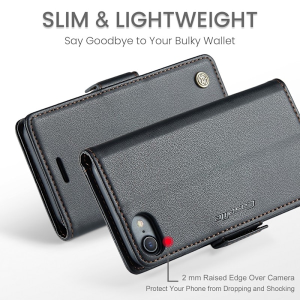 CaseMe Skin Pro Cover iPhone 6/7/8/SE 2020/SE 2022 RFID Black