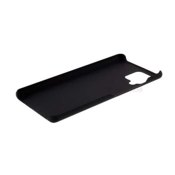 Samsung A42 5G Erittäin ohut kumipinnoitettu mattamusta Cover Basic V2 Black
