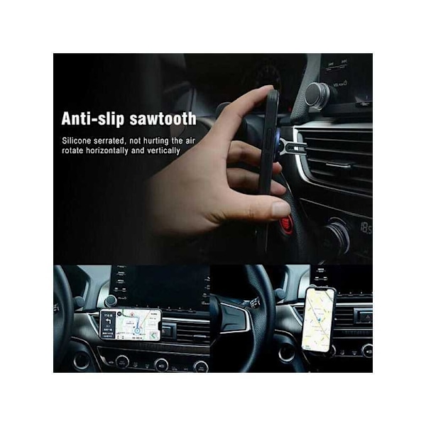 Ultraohut mobiilirengas / autotelineen tuuletus Svart