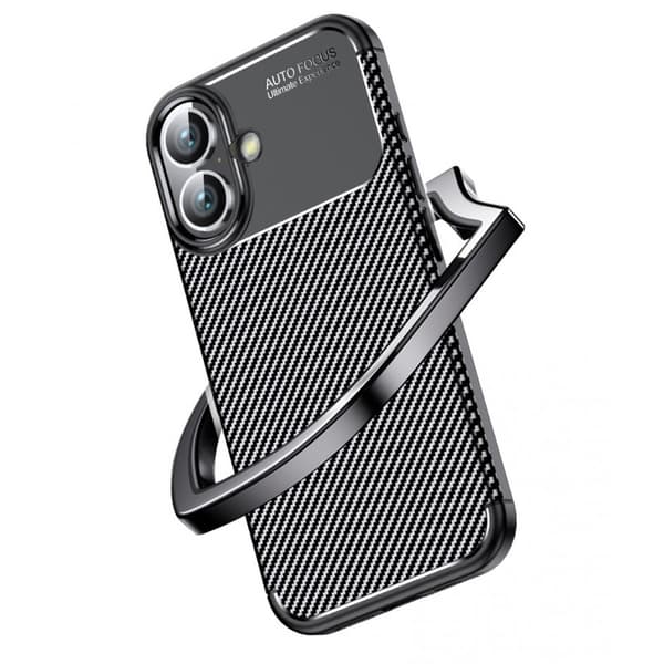 iPhone 16 Stöttåligt Slimmat Skal FullCarbon V4