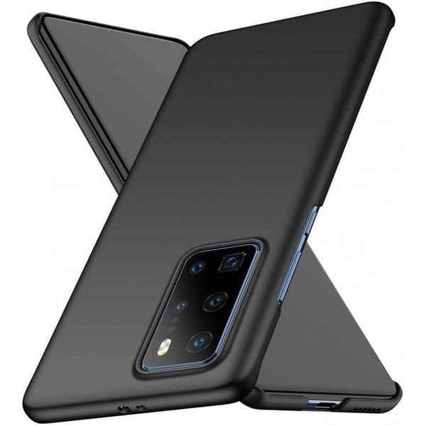 Huawei P40 Pro Erittäin ohut kumipinnoitettu mattamusta Cover Basic V2 Black