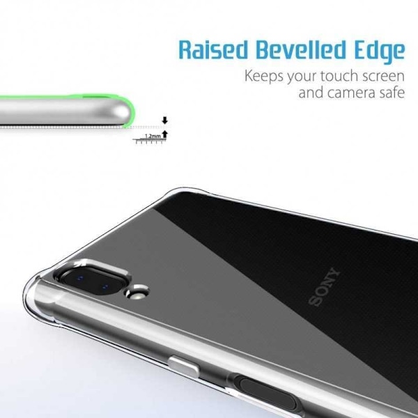 Xperia L3 Iskunvaimennus Silikoni Shell Iskunvaimennin Transparent