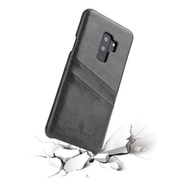 Samsung S9 stødabsorberende kortholder retro Black