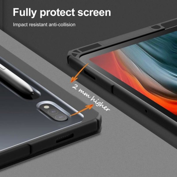 Infiland Crystal Case Galaxy Tab S7 FE 5G 12.4 Svart
