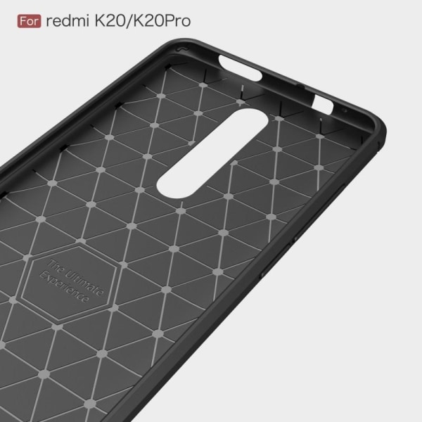Xiaomi Mi 9T Pro Stöttåligt Skal SlimCarbon Black