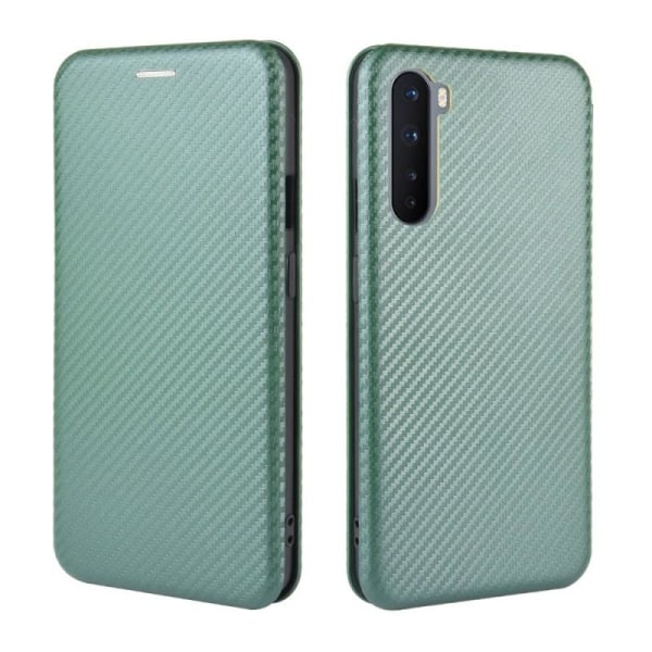 OnePlus Nord Flip Case -korttipaikka CarbonDreams Green Green