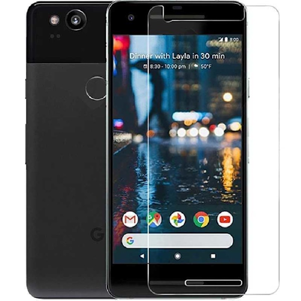 2-PACK Google Pixel 2 Härdat glas 0.26mm 2.5D 9H Transparent