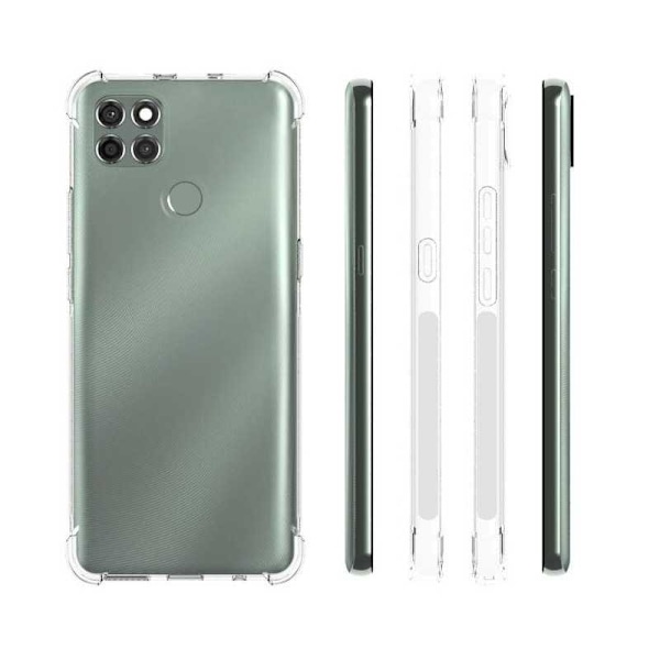 Motorola Moto G9 Power Shock Absorberende Silikone Shell Shockr Transparent