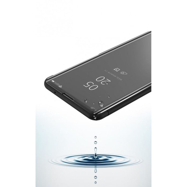 Redmi Note 7 Smart Flip Case Clear View Seisova V2 Rocket Black