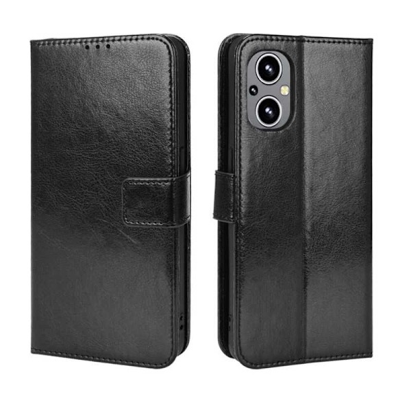 OnePlus Nord N20 5G Pung-etui PU-læder 4 RUMMET Black