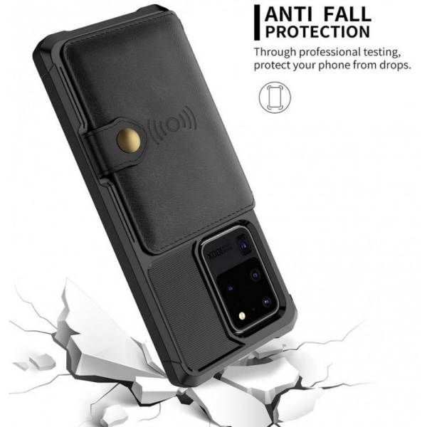 Samsung Galaxy S20 Ultra Iskunkestävä Premium Cover 4-FACK Solid V3 Black