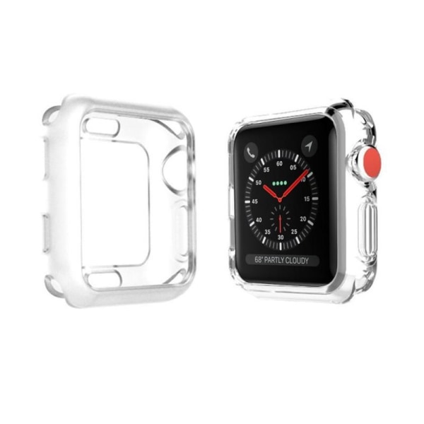 2-PAKKET Ultra-tynt TPU-deksel Apple Watch 42mm Black